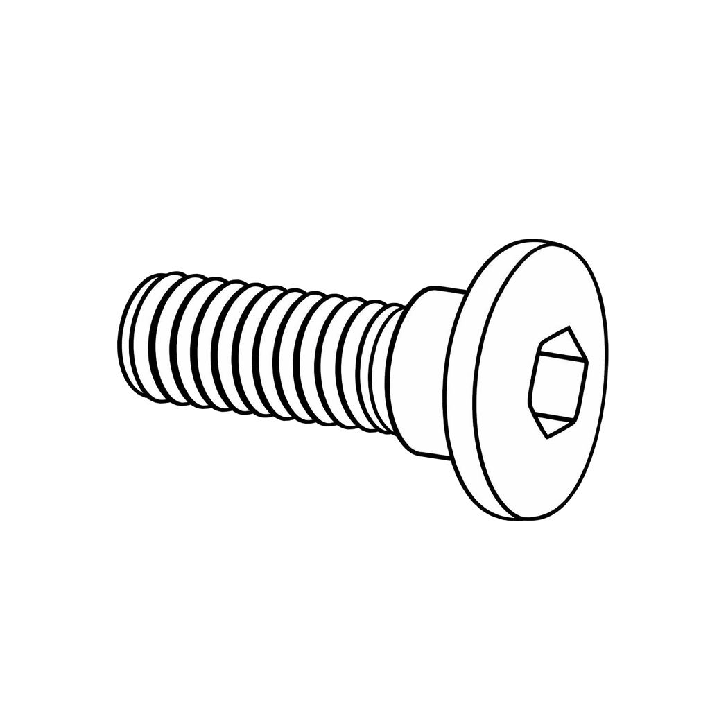 Boulon de Fixation - Disque de Frein Arrière - Pièce d'Origine - Simple